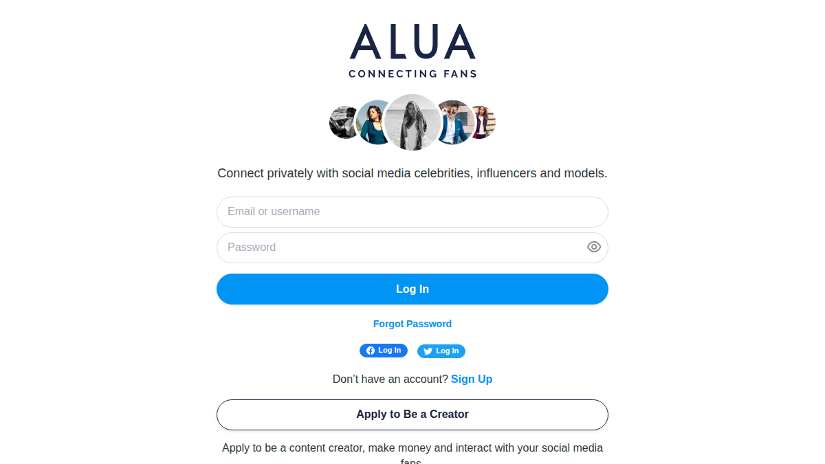 Alua · Forhåndsvisning af