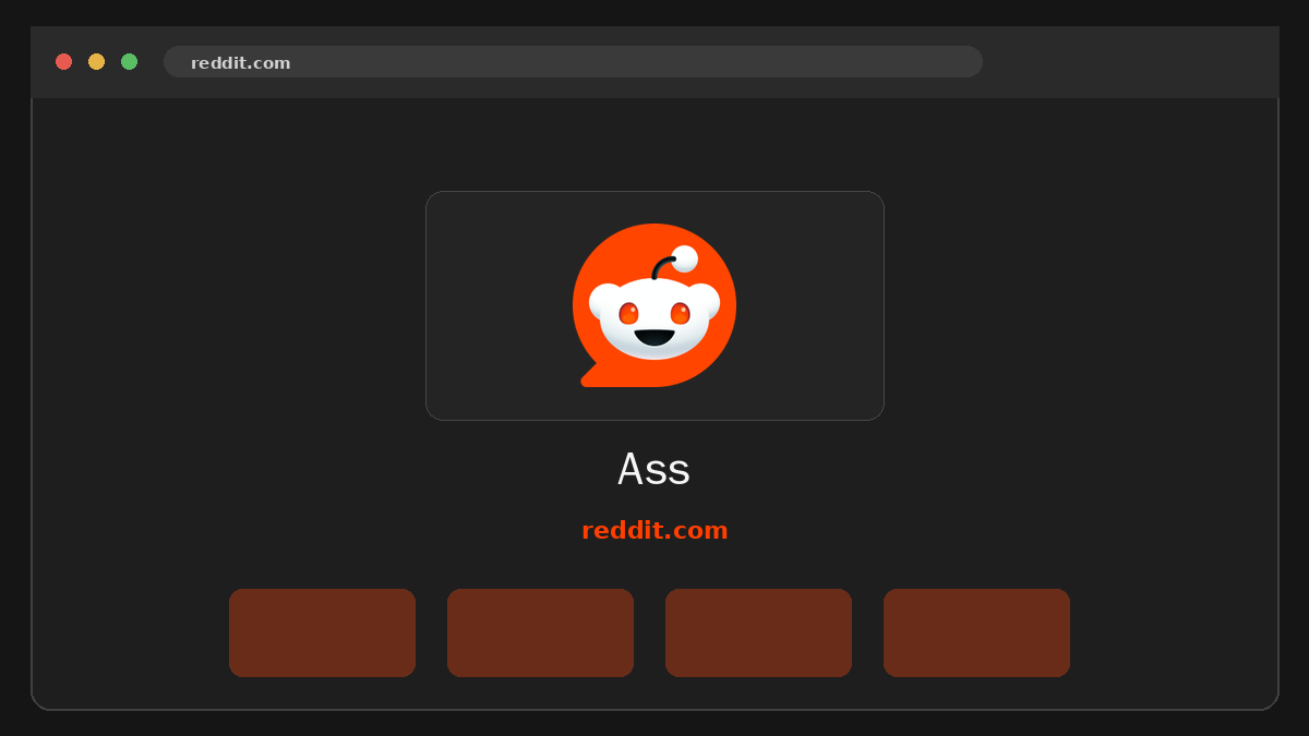 Ass · Forhåndsvisning af