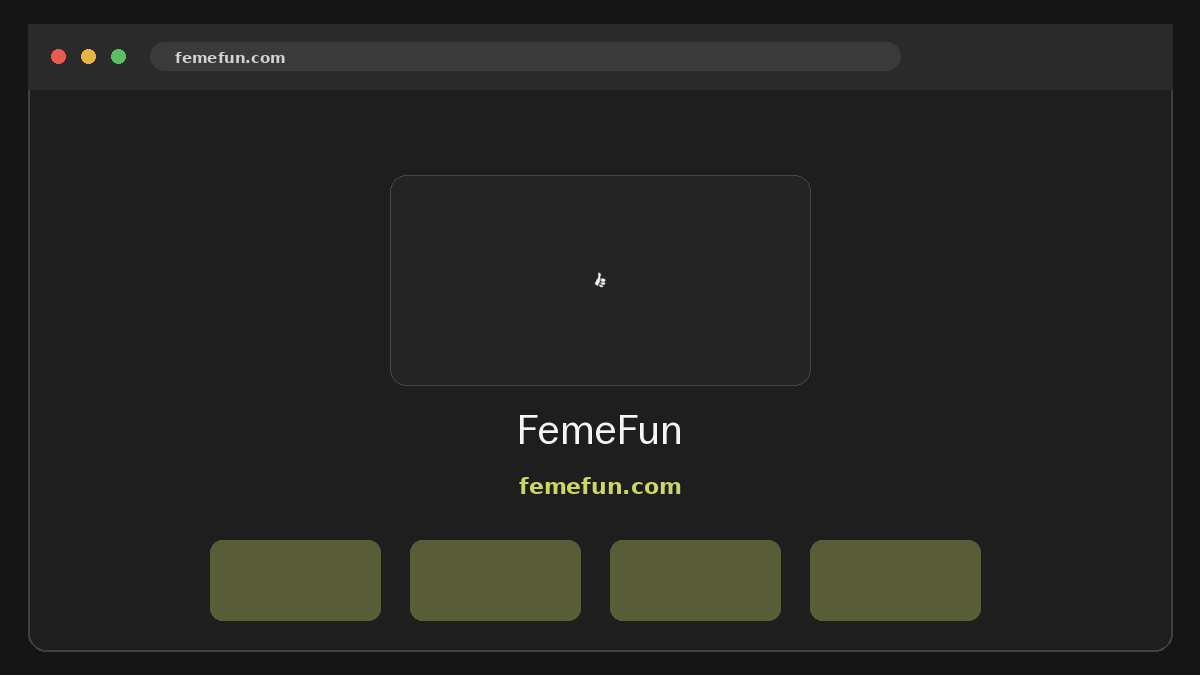 FemeFun · Forhåndsvisning af