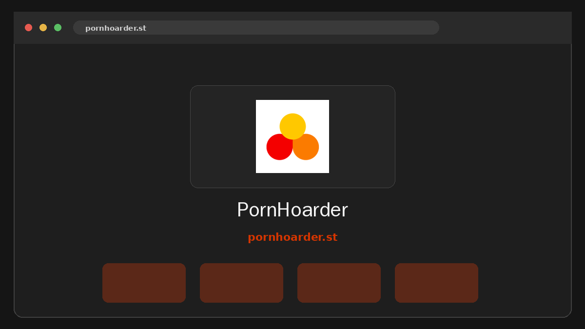 PornHoarder · Forhåndsvisning af
