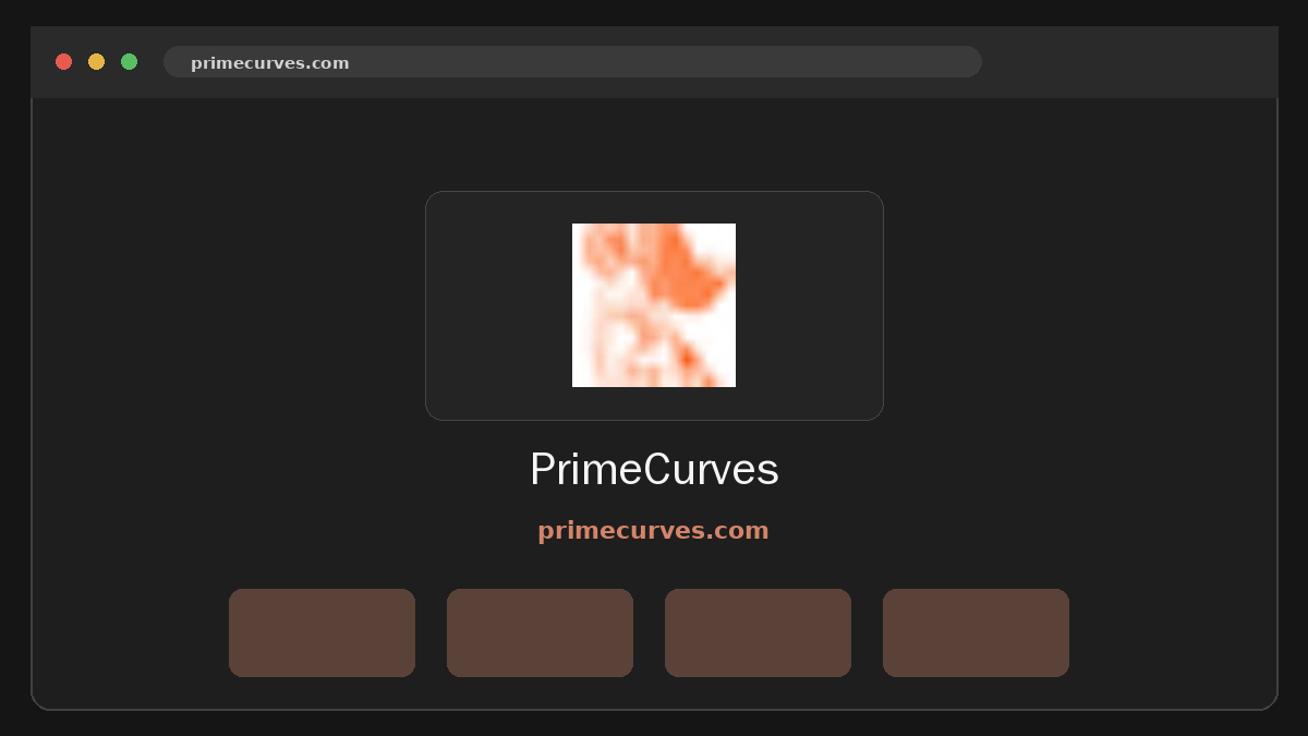 PrimeCurves · Forhåndsvisning af