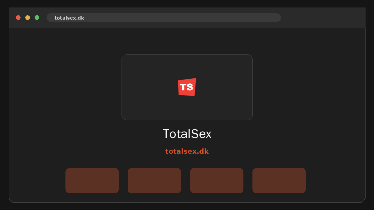 TotalSex · Forhåndsvisning af