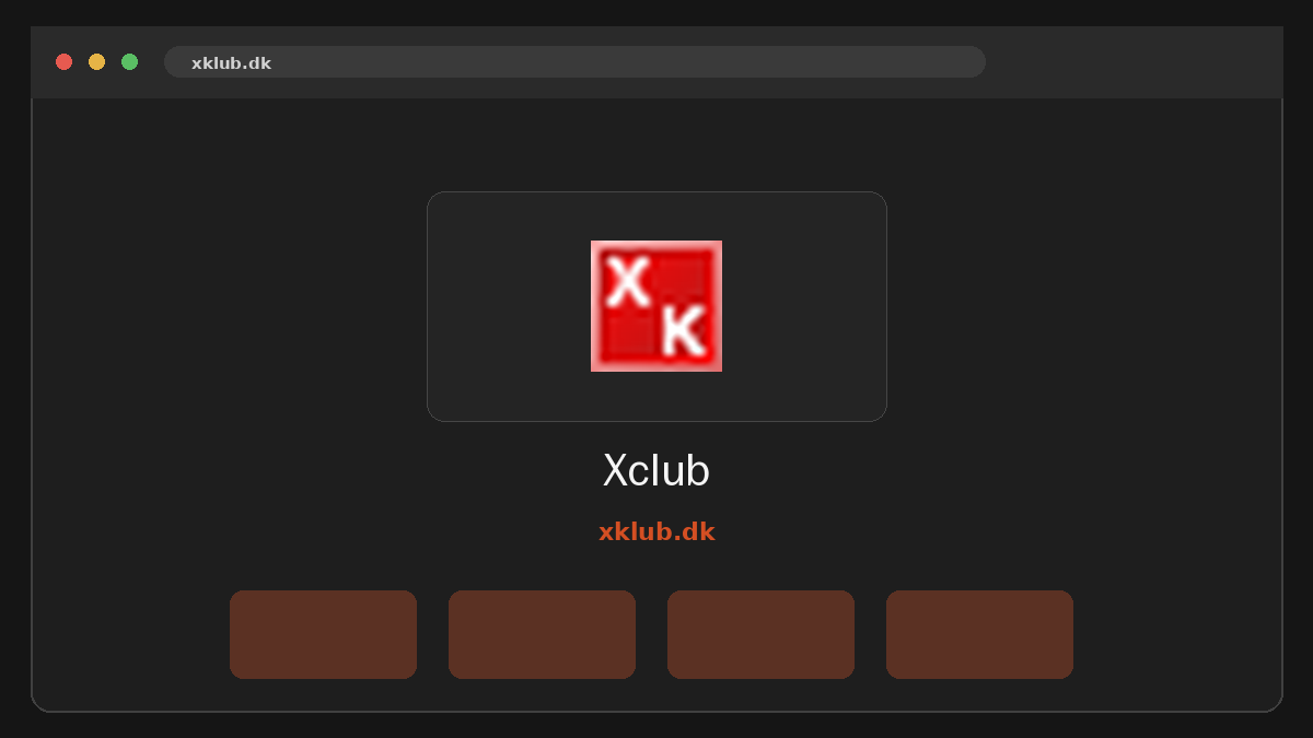 Xclub · Forhåndsvisning af